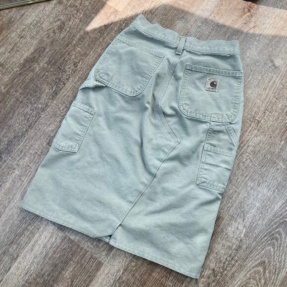 Carhartt Vintage Y2K Reworked Upcycled Canvas Skirt - Picture 6 of 7